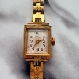 Gold Plated “Luch” Watch - Vintage Collectible -USSR